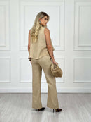 CONJUNTO GOLD LINHO